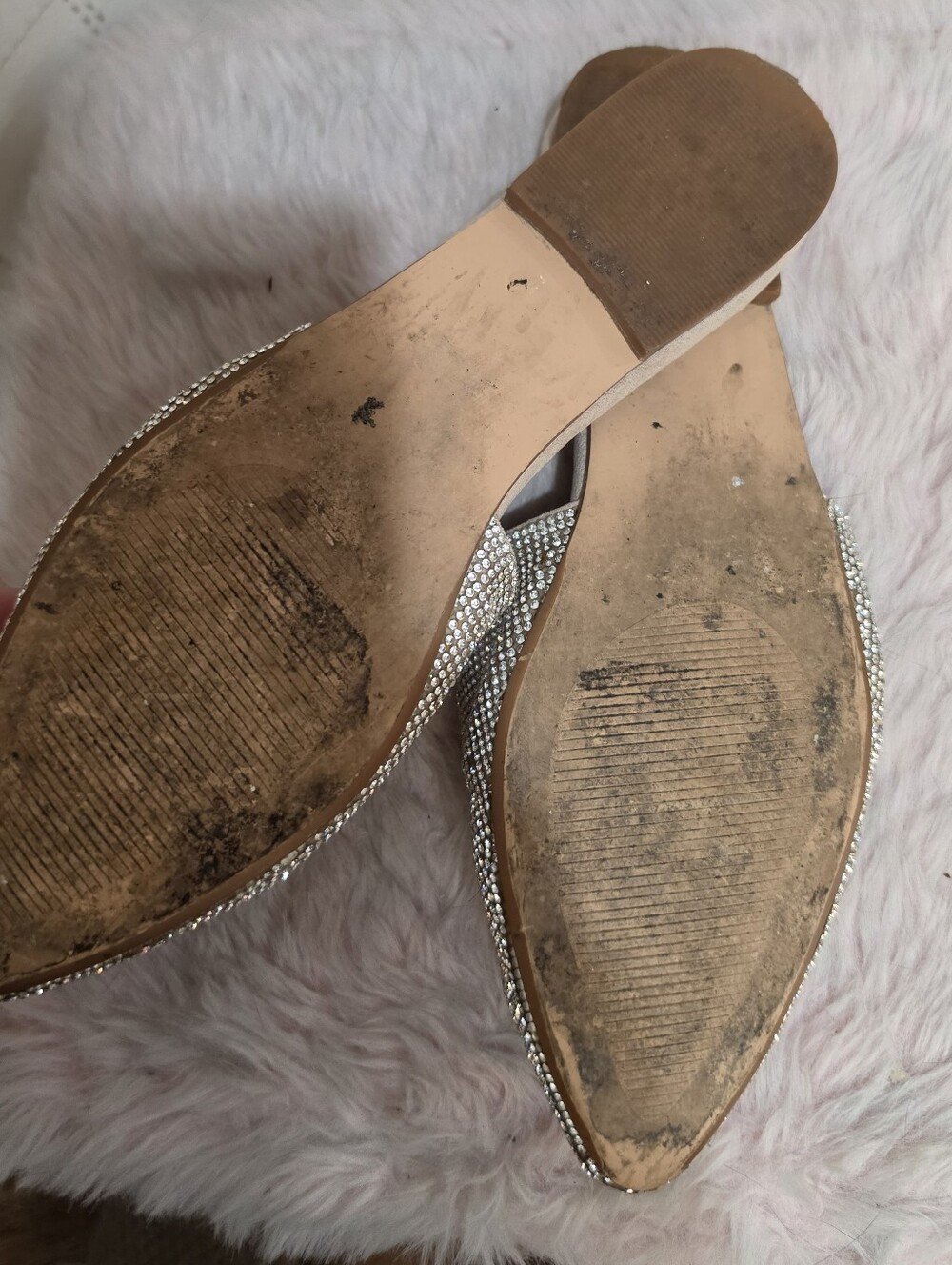 Steve Madden Ally Rhinestone Mule View 4